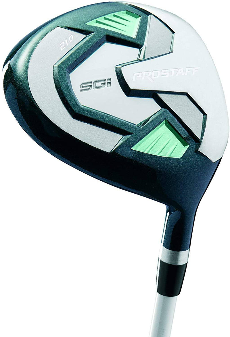 Wilson Golf Pro Staff SGI Half Set, Golf Club Set for Women, Right-Handed, Suitable for Beginners and Advanced Players, Graphite, Light blue/Green, WGG150003 - Golf Gift