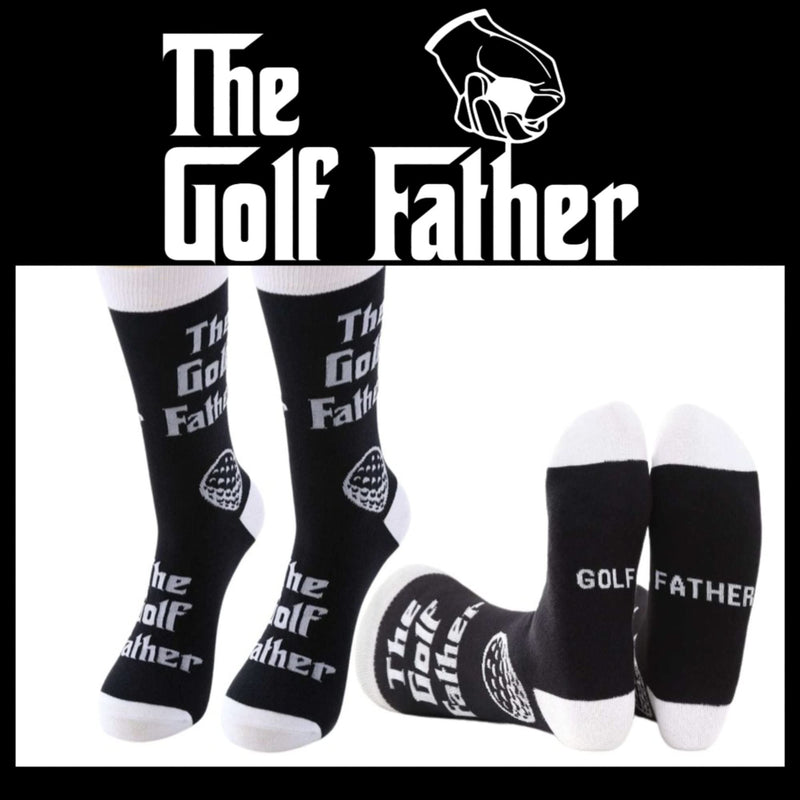 solo-pro master your game Novelty Golf Socks for Dad's, Father's Unique Birthday Golf Gift Fathers Day THE GOLF FATHER - Golf Gift