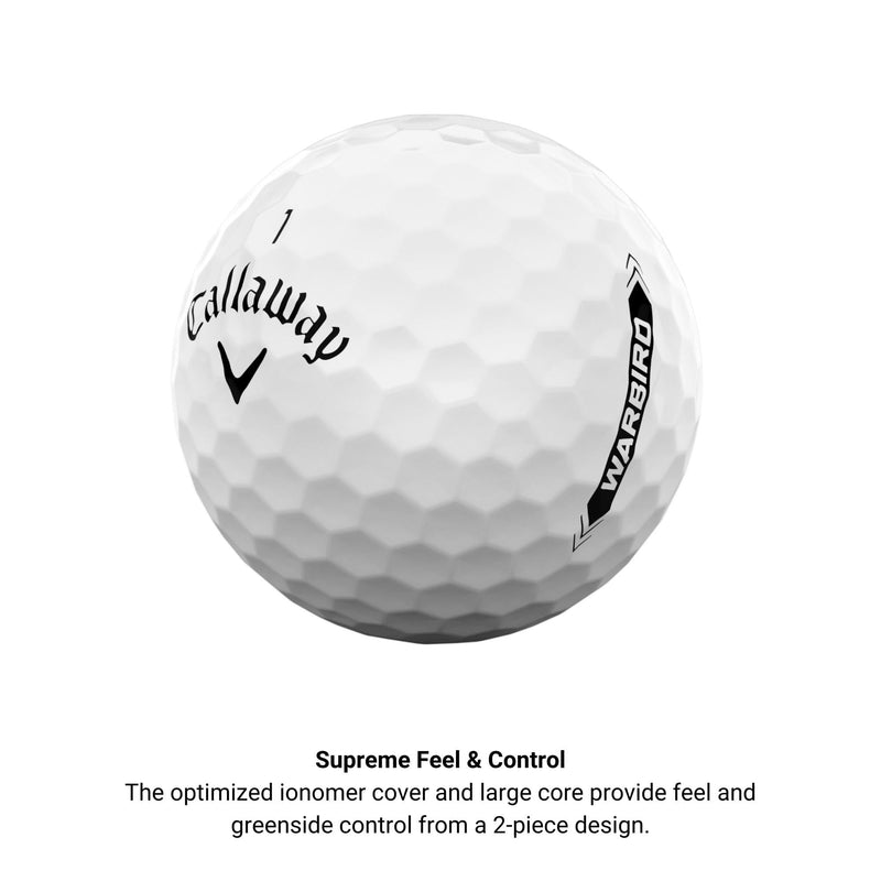 Callaway Golf Warbird Golf Ball White 2023 - Golf Gift