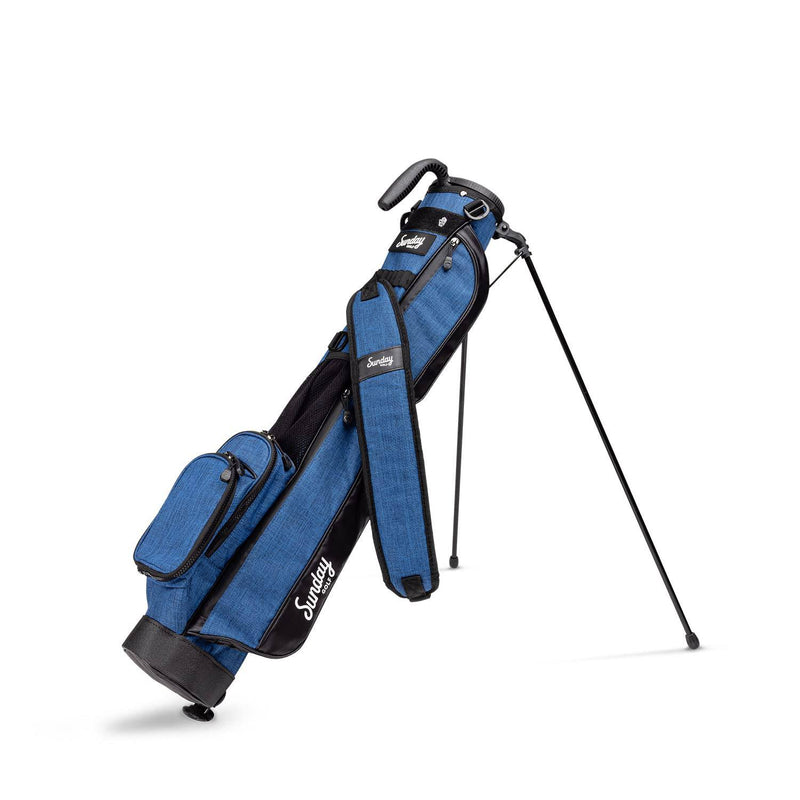 Sunday Golf Loma Bag – Holds 5 to 7 Clubs – Ultra Lightweight Sunday Carry Bag with Strap Stand – Par 3 and Pitch n Putt Courses, 31 Inches Tall - Golf Gift