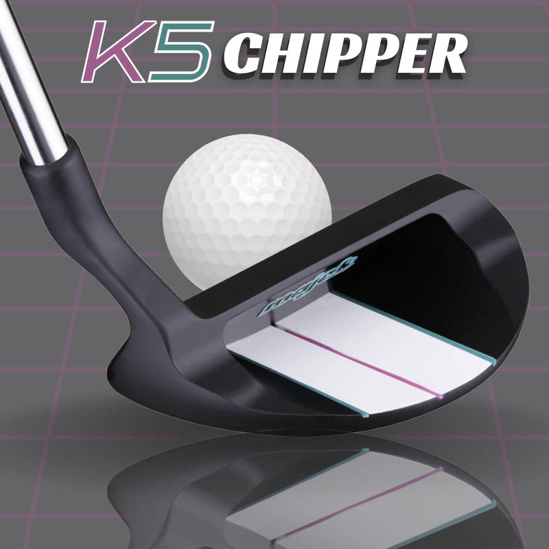 Majek K5 Chipper 37 Degree Teal and Pink Right Handed Ultra Petite Ladies Golf Club - Golf Gift