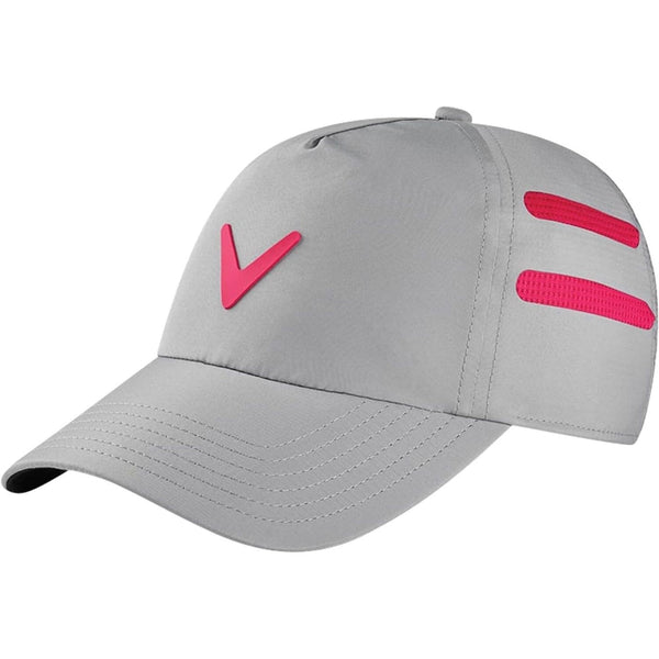 Callaway Unisex Headwear 2020 Callaway Women s Optivent Cap Silver pink, Silver/Pink, One Size UK - Golf Gift