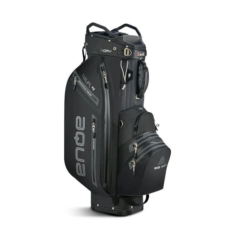 Big Max Aqua Tour 4 Cart Bag (Black) - Golf Gift