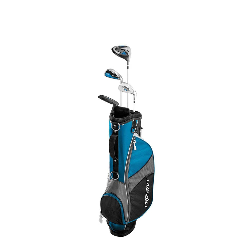 Wilson Golf Pro Staff JGI SM, Junior Club Set for Children from 5-8 Years, Body Size 102-127 cm, Right-Handers, Graphite, Including Carrybag, Blue, WGGC91820 - Golf Gift