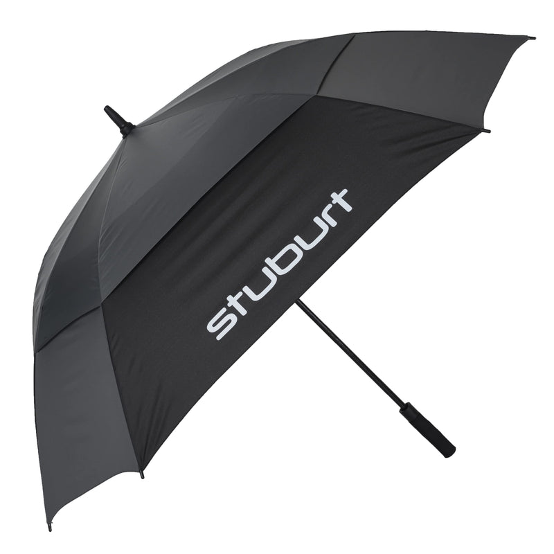 Stuburt SBUMB1260 DOUBLE CANOPY UMBRELLA - GREY - 66" - Golf Gift