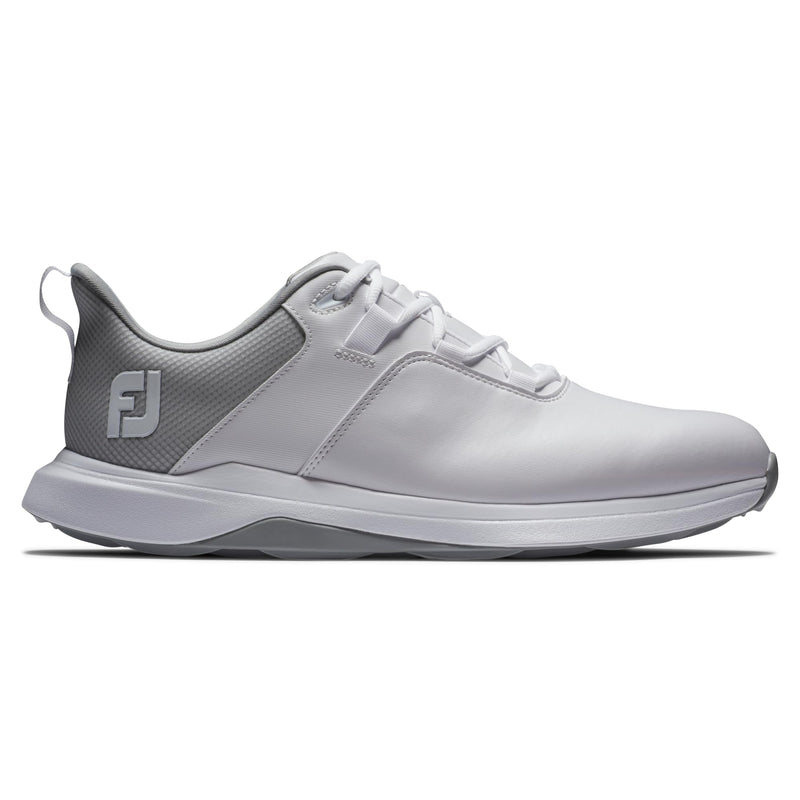 FootJoy Men's Prolite Golf Shoe, White/Grey, 9 UK - Golf Gift