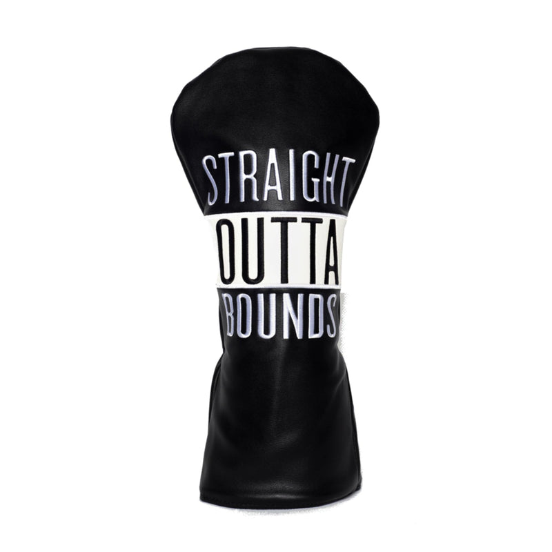 Caddy Club Golf Headcovers – Straight Outta Bounds Driver Headcover – Perfect Golf Gift – Fits All Major Brands – Premium Stitching, Durable Lining – Multiple Designs - Golf Gift