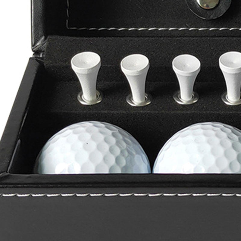 harayaa Golf Ball and Tee Gift Set 6 Golf Tees with PU Case Golf Accessories Set Golf Gift for Men 3Pcs Golf Balls for Him Green Dad, Blue Divot Tool - Golf Gift