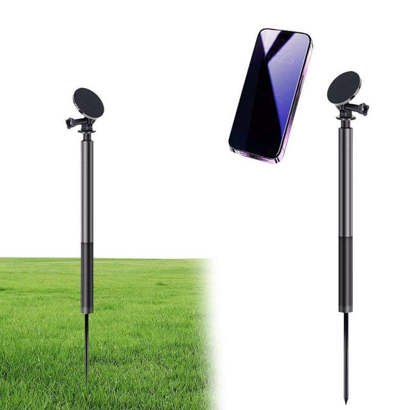 Golf Monopod Selfie Stick,Golf Swing Analyzer Phone Holder,Adjustable Tripod with Spike Stake Golf Accessories,Portable Phone Camera Spike Stake for Recording Your Golf Swing - Golf Gift