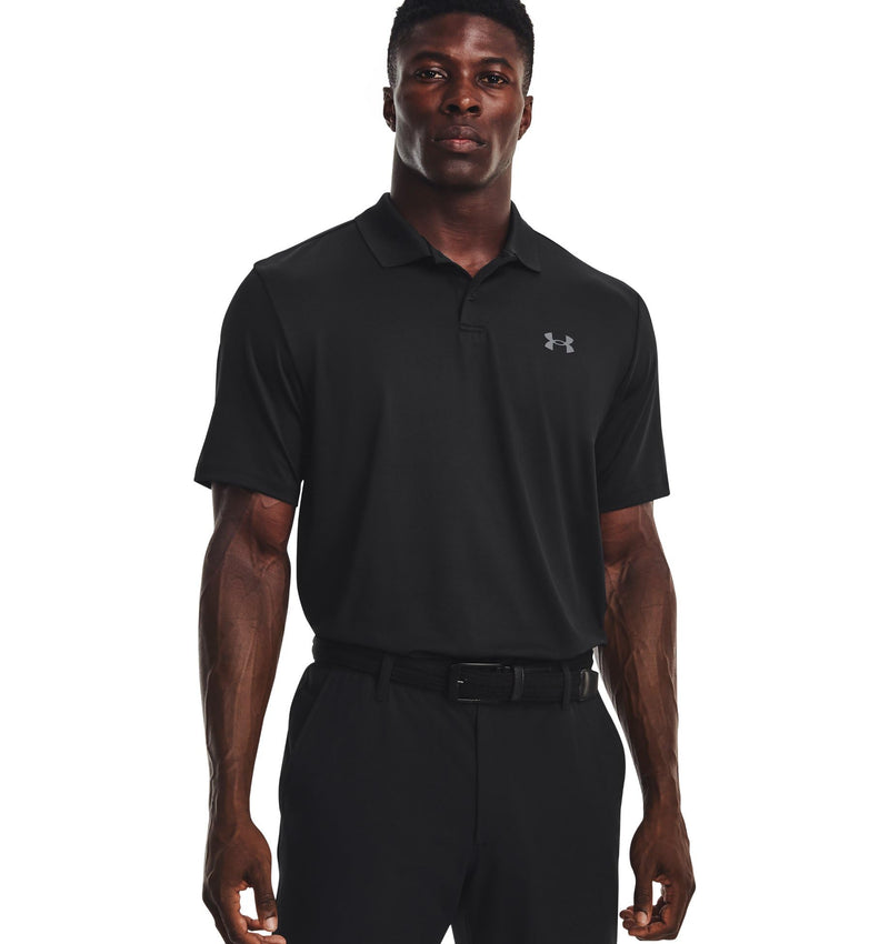 Under Armour Mens Performance Polo Shirt Black 4XL - Golf Gift