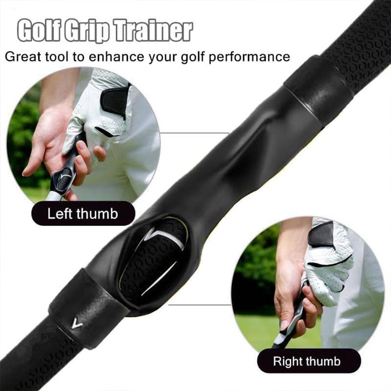 Oimaik Golf Grip Trainer, Golf Training Grip, Golf Grip Training Aid, Golf Swing Trainer, Golf Swing Training Aid Arm Band Swing Posture Correction Practice Alignment for Golf Beginner Men Women Kids - Golf Gift