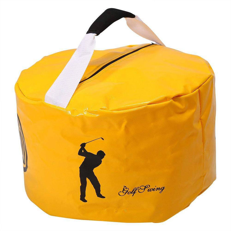 CUYT Indoor Smash Golf Impact Bag, Waterproof Sling Golf Swing Bag, for Golf Practiving for Swing Training(yellow) - Golf Gift