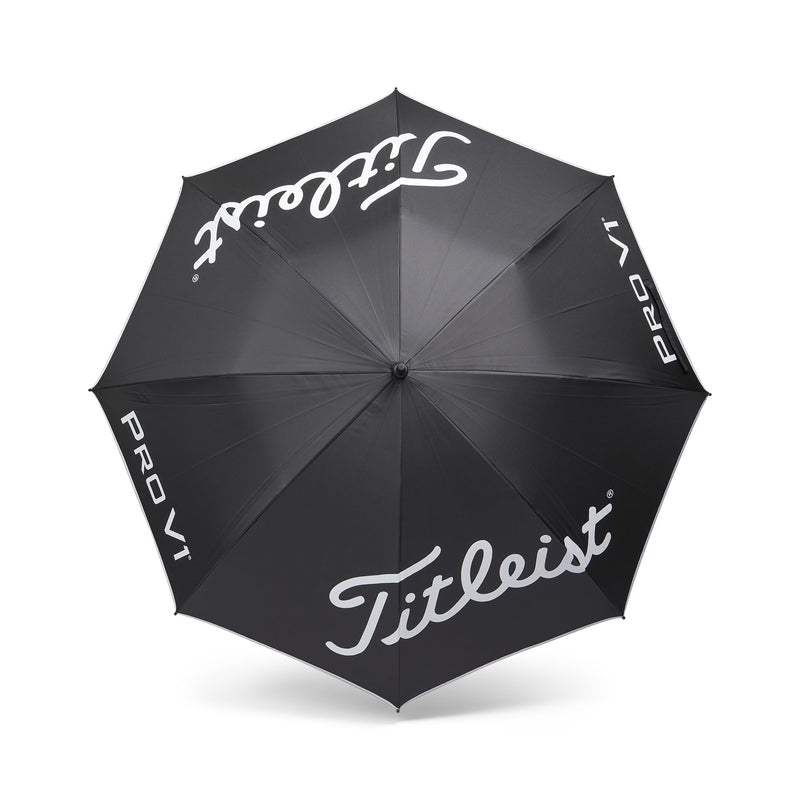 Titleist StaDry Single Canopy Umbrella, Black/White - Golf Gift