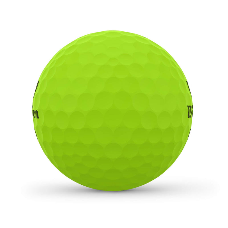 Wilson Staff Golf Balls, Duo Optix, 12 balls, Green, Matte surface, Easy to find, WGWP50400 - Golf Gift