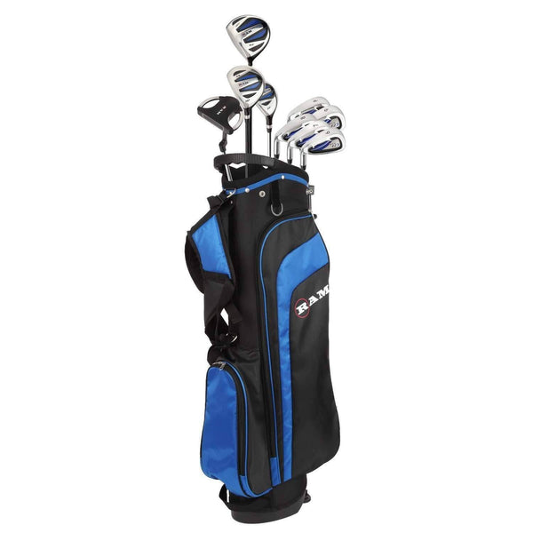 Ram Golf EZ3 Mens Golf Clubs Set with Stand Bag - Graphite/Steel Shafts - Lefty - Golf Gift