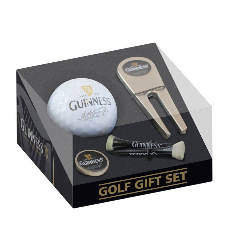 Guinness Golf Gift Set With Ball, Ball Marker, Tee And Pitch Repairer - Golf Gift