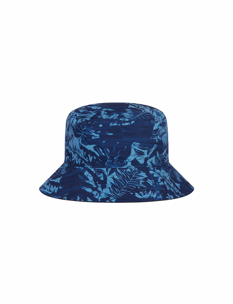 PGA Tour Men's Reversible Camo Bucket Hat, Classic Style, Double-Side with Print or Solid Colour Cap, Peacoat, One Size - Golf Gift