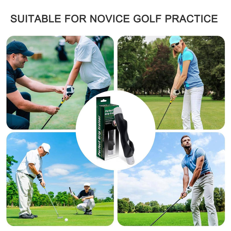 SSKHE Golf Grip Training Aid Golf Training Aids for Posture Correction Training Beginner Golf Club Hand Grip Posture Corrector One Size - Golf Gift