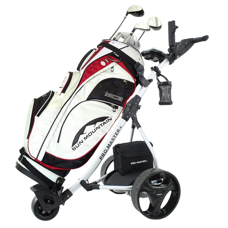 Electric Golf Trolley Digital Power Folding Cart Free Charger 36 Hole Battery - Golf Gift