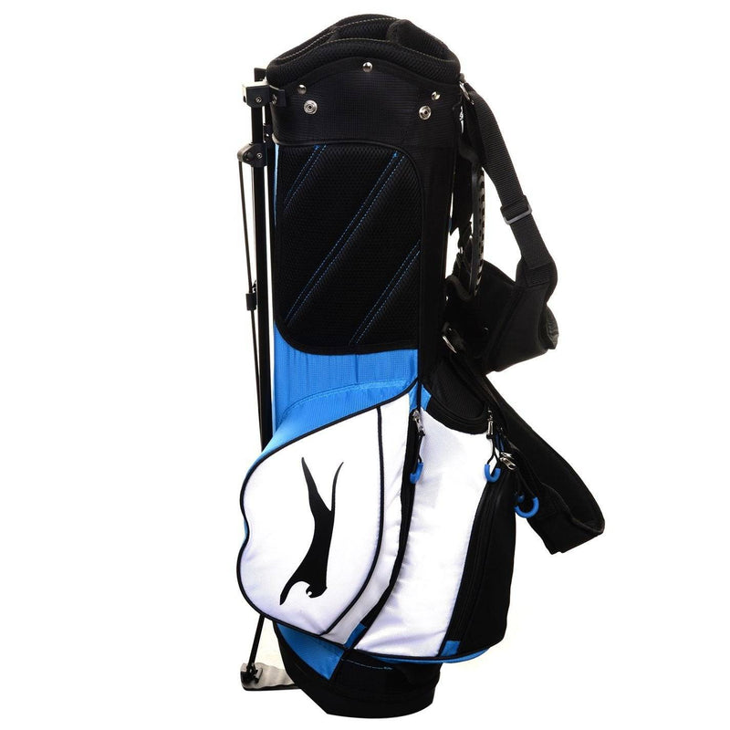 Slazenger Kids Ikon Golf Stand Bag Black/Blue One Size - Golf Gift