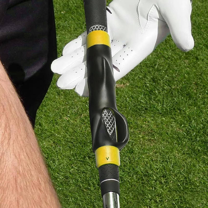 Golf Grip Trainer, Adjustable Swing Training Aid, Perfect for Beginners and Pros, Enhances Grip Technique, One Size Fits All Golf Clubs, Ideal for Right-Handed Practice - Golf Gift