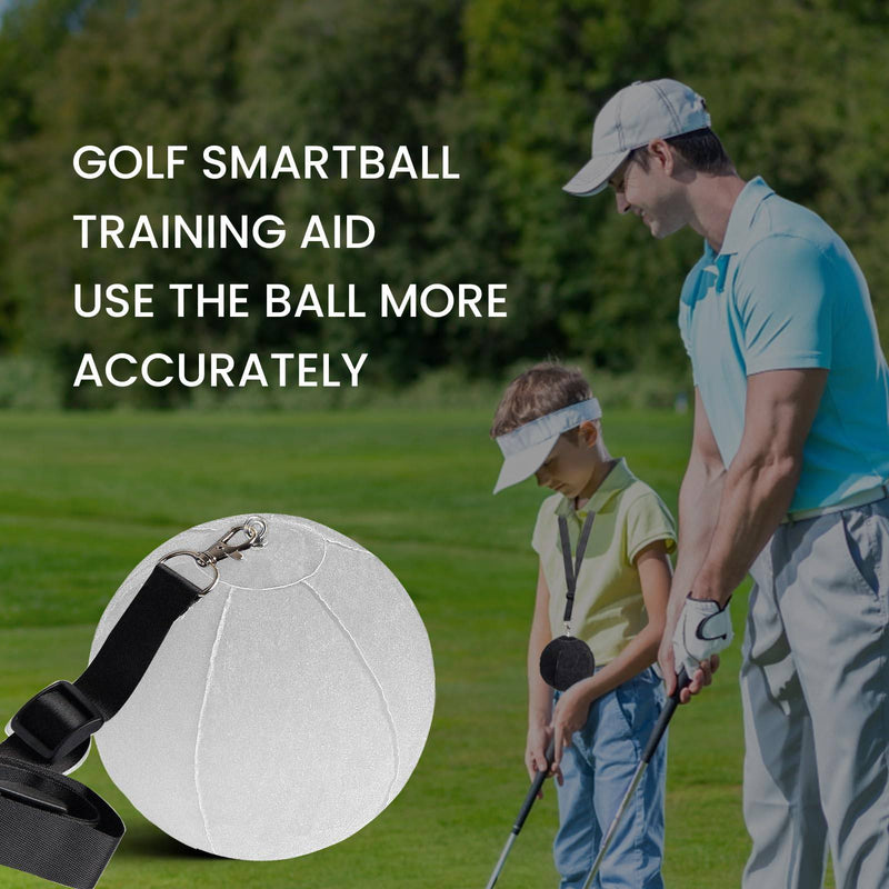 AXKAL Golf Swing Trainer Training Aid Practice Posture Correction Aids for Men Women Kids Beginner (Grey) - Golf Gift