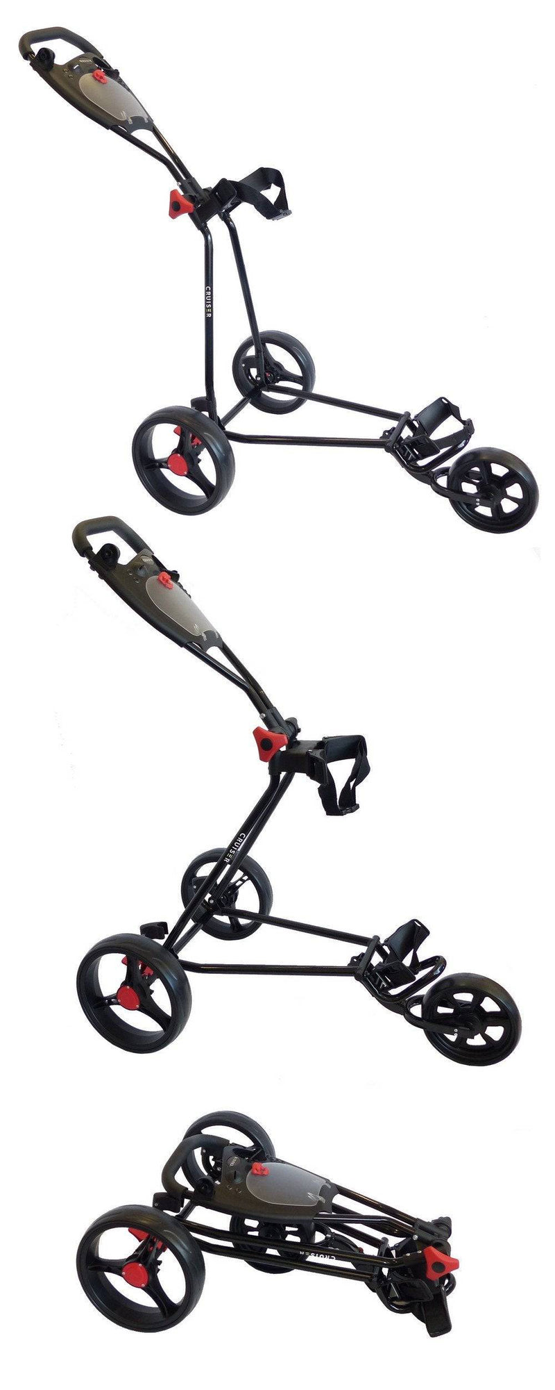 Cruiser Golf CR-4 Deluxe 3 Wheel Trolley - Golf Gift