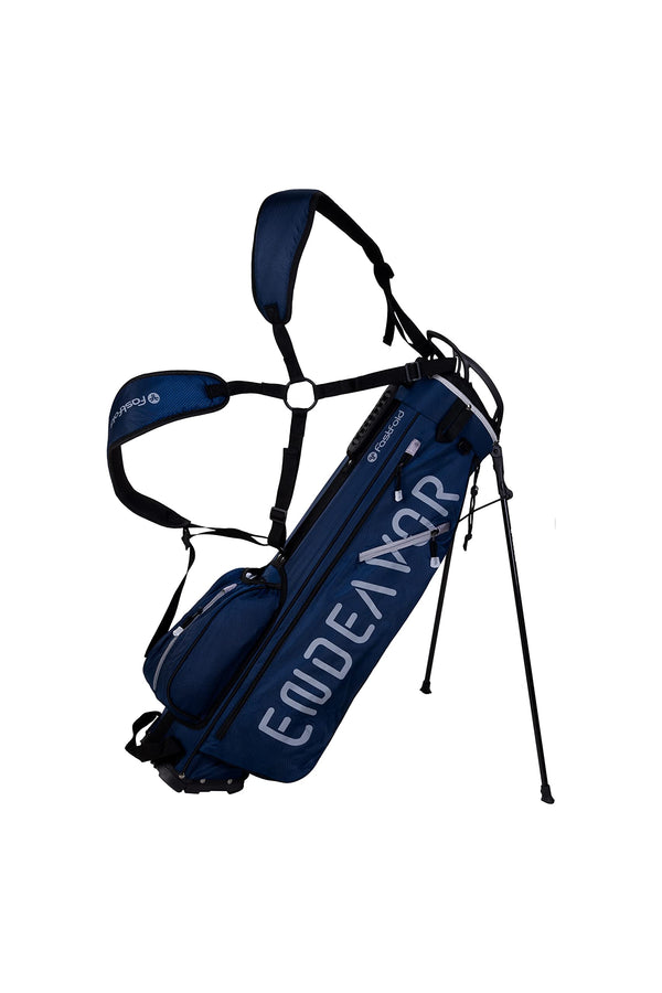 Fast Fold Endeavor Stand Golf Bag Navy/Alloy - Golf Gift