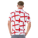 Men’s England St George’s Cross Golf Polo by Royal & Awesome