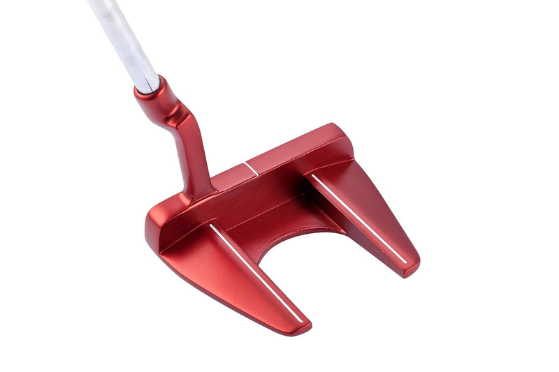 MAZEL GS3 Golf Putter for Men Right Handed 34 Inch, Premium Mallet Putter CNC Milled Face, Putter Headcover Included (Red+Red Grip) - Golf Gift