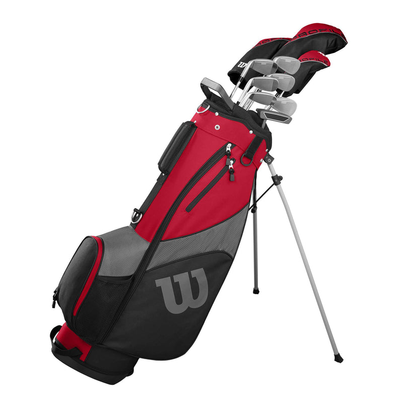 Wilson Golf Profile SGI Men's Complete Golf Set with Bag,Red / Black - Golf Gift