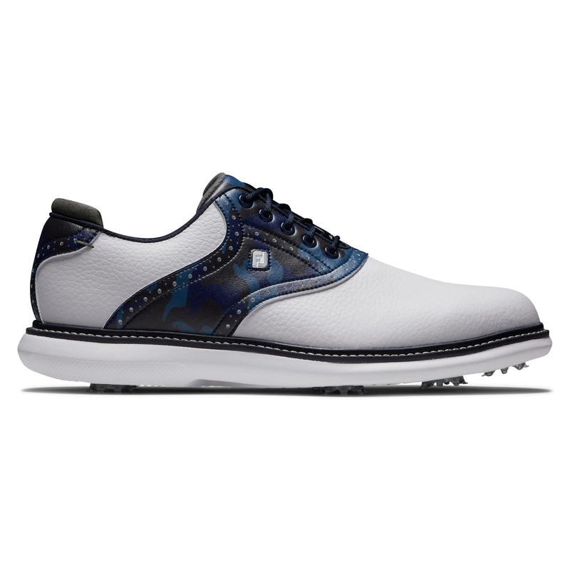 FootJoy Traditions White/Navy/Multi, 10 UK Medium - Golf Gift