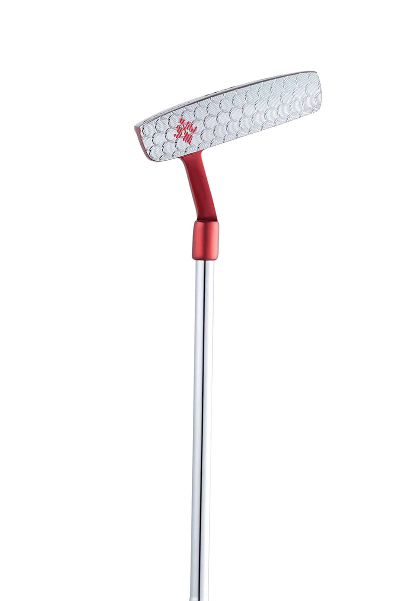 MAZEL GS3 Golf Putter for Men Right Handed 34 Inch, Premium Mallet Putter CNC Milled Face, Putter Headcover Included (Red+Red Grip) - Golf Gift