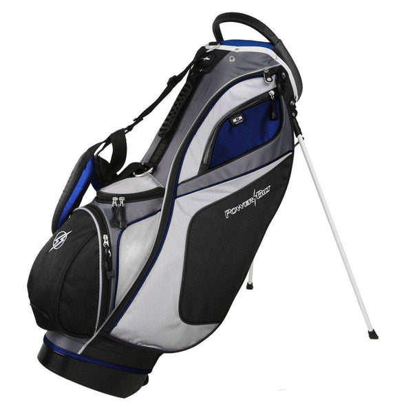 Powerbilt TPS Dunes 14-Way Black/Blue Stand Golf Bag (Black/Blue) - Golf Gift