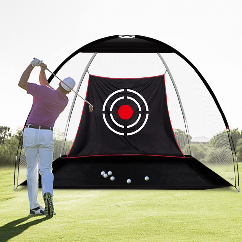 KAIDIDA Golf Practice Hitting Nets for Backyard Driving Indoor Use 10x7 FT Heavy Duty Practice Golf Driving Nets for Backyard Premium Portable Golf Impact Nets Cages with Frame - Golf Gift