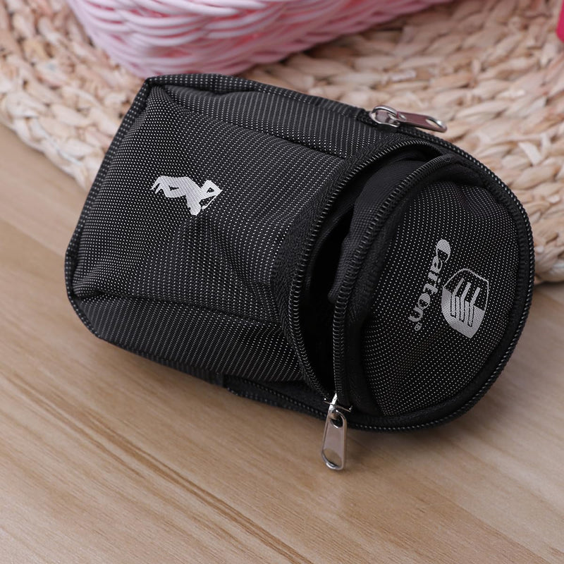 BESPORTBLE Golf Ball Bag Golf Tee Bag Golf Accessories Bag Golf Tee Holder Golf Tee Bag Pouch Golf Ball Holder Storage Organizer Pouch Bag Tees Pouch Bag Lightweight Canvas (Black) - Golf Gift