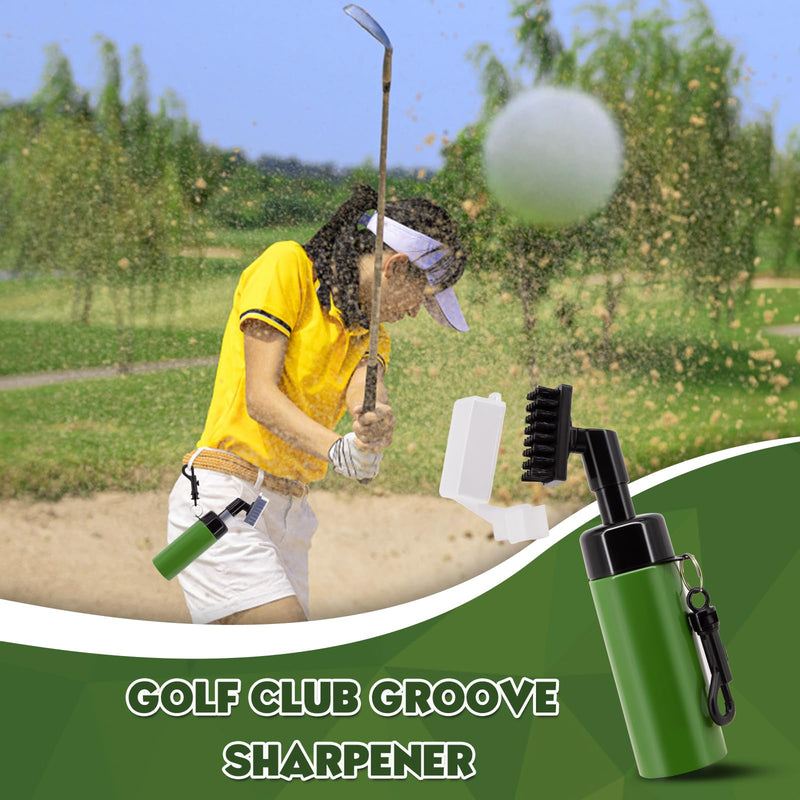 UoQo Golf Club Cleaner Brush, Golf Gifts for Men, Golf Club Brush Groove Cleaner Golf Club Cleaner, Professional Golf Ball Cleaner with Built In Water Spray Golf Accessories - Golf Gift