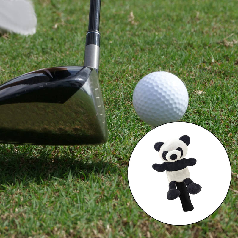 Colcolo Golf Club Headcover Animal Wood Driver Head Cover Replacement Sleeve Funny for Golf Bag Accessories Outdoor Sports Women Men Golfer, Panda - Golf Gift