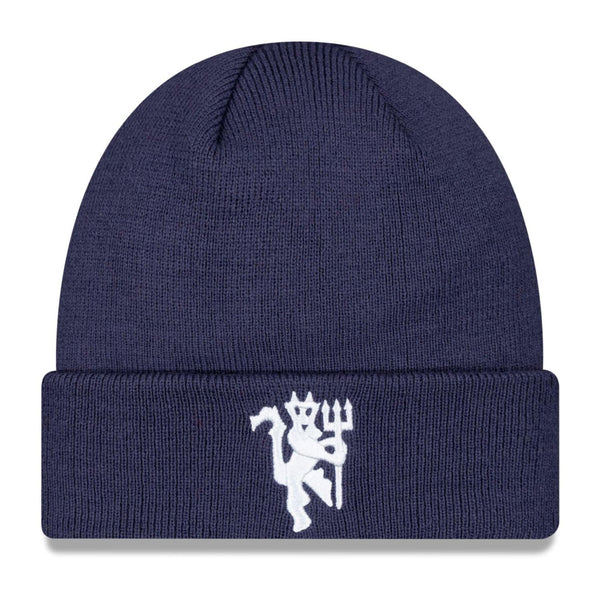 New Era Winter Cuff Beanie - Manchester United Navy - Golf Gift