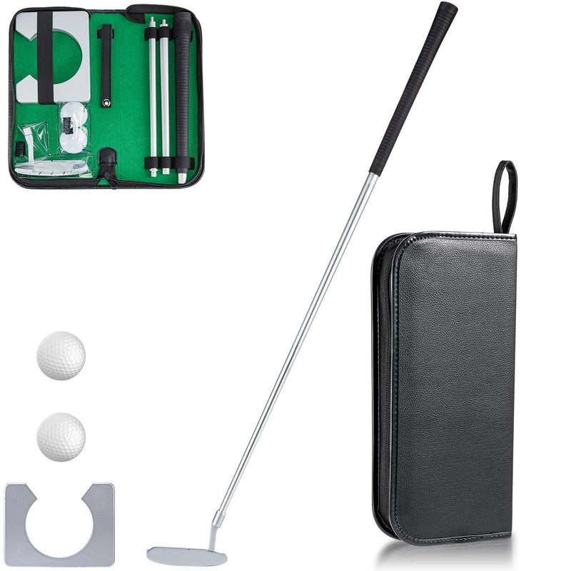 Y-Nut Mini Golf Set for Indoor Putting Green - Putterball Game with Potty Putter Golf Putter, Golf Hole Cutter, and Putting Cup. Perfect Office Golf Kit and Fun Golf Games for Adults Indoor. - Golf Gift