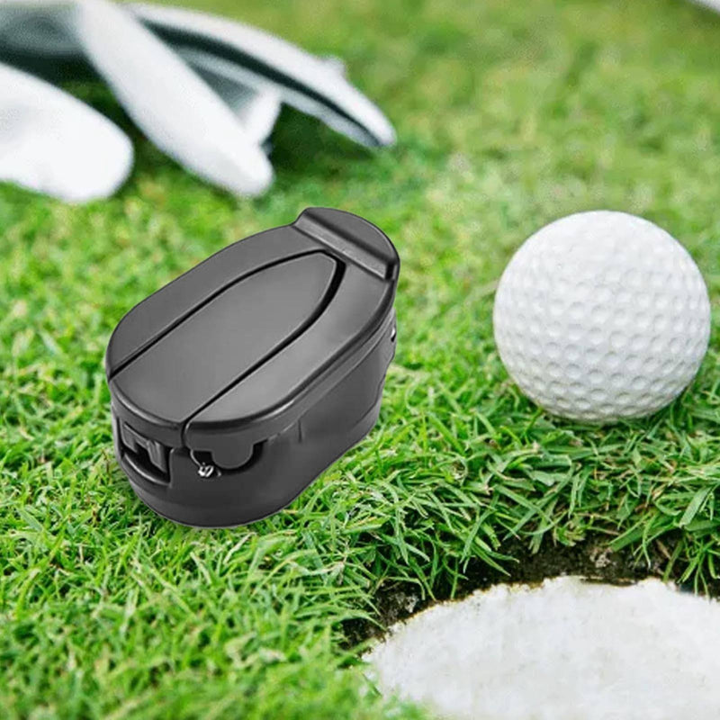 ALWIDA Golf Ball Retrieval Tool, Lightweight Golf Ball Pick Up Retriever, Golf Ball Picker, Golf Ball Saver Putter Grip Retriever Foldable Plástic Claw Grabber Sucker Golf Accessories Tool, Black - Golf Gift