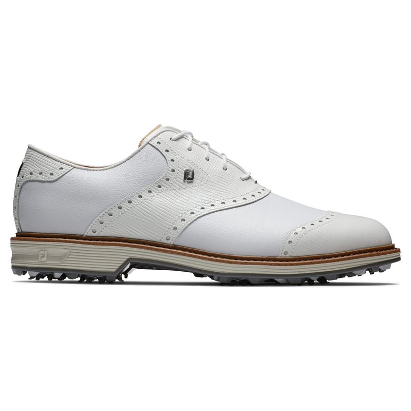 FootJoy Men's Premiere Series Wilcox Golf Shoe, White White Grey, 10 UK - Golf Gift