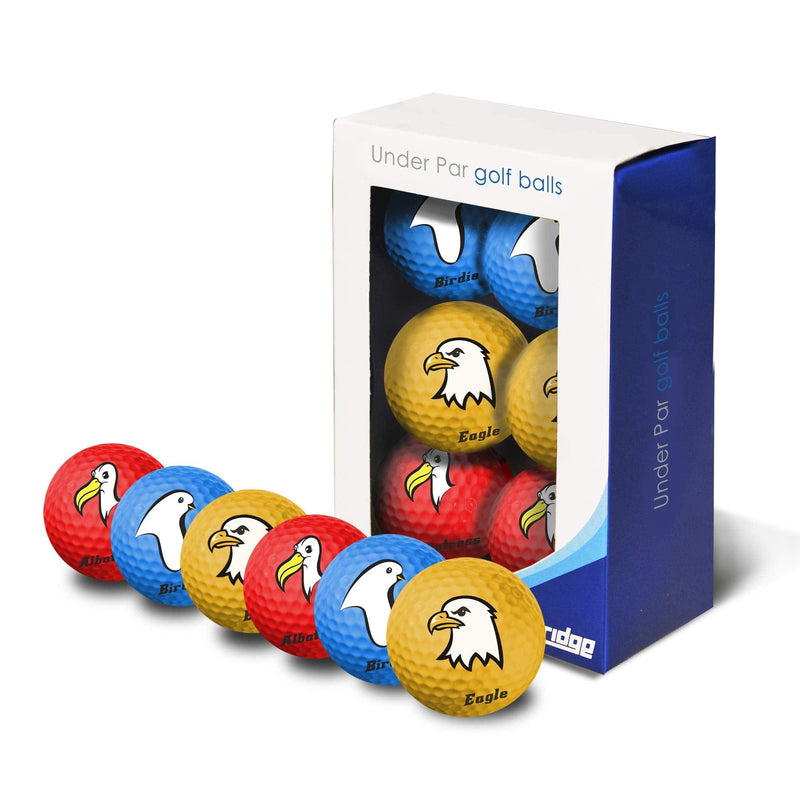 Longridge Under Par Novelty Golf Balls - Golf Gift