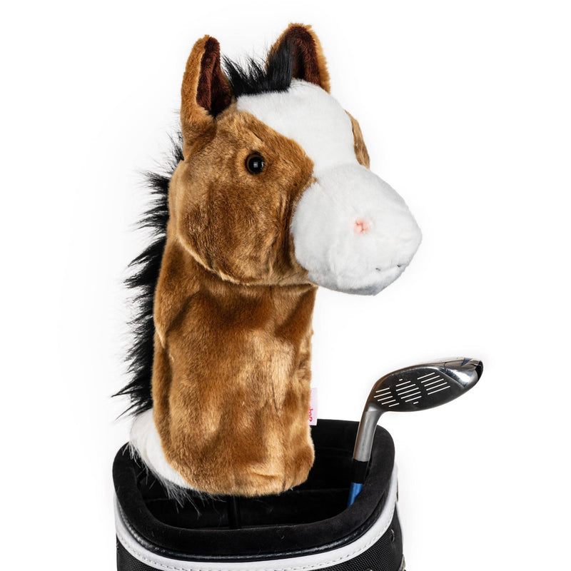 Daphne's Novely Headcover - Horse,Brown-White,P36 - Golf Gift