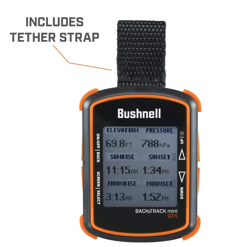 Bushnell - Backtrack Mini GPS - Navigation - Battery Capacity up to 35 hours - Waterproof - Connect App - GPSBTM - Golf Gift