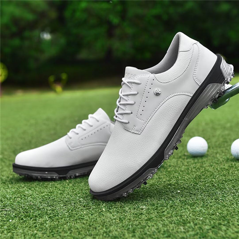 Waterproof Golf Shoes for Men Professional Footwear Anti Slip Lightweight Outdoor Comfortable Training Spikes Sneakers - Golf Gift