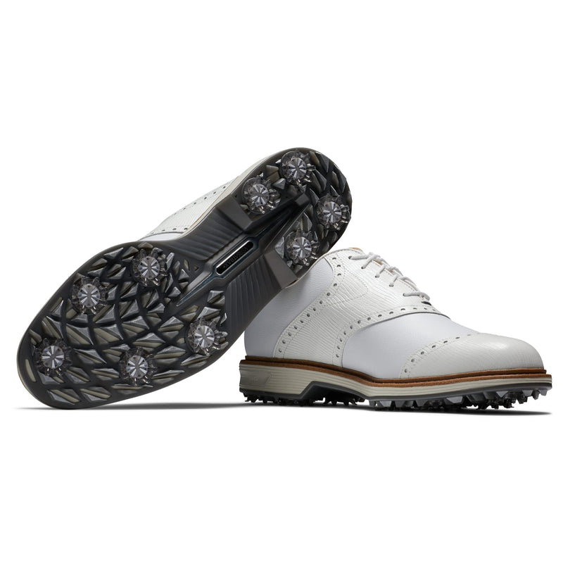 FootJoy Men's Premiere Series Wilcox Golf Shoe, White White Grey, 10 UK - Golf Gift