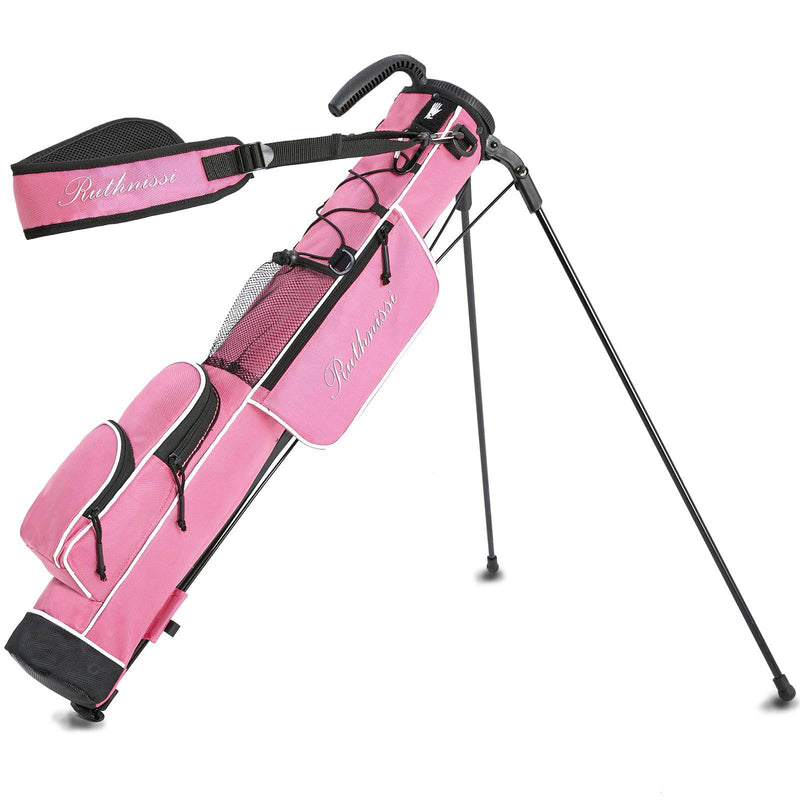 RUTHNISSI Golf Stand Bag, Lightweight Golf Easy Carry Bag with Padded Strap，Durable Pitch n Putt Golf Bag, Practice Ranger Sunday Golf Bag for Men&Women - Golf Gift