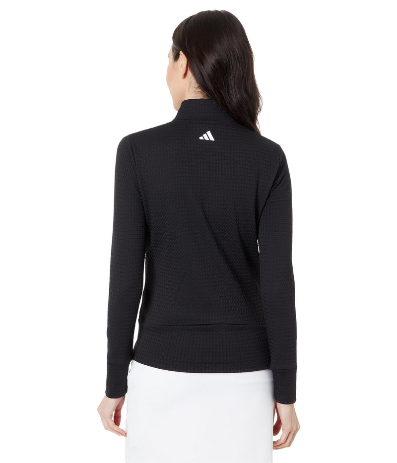 adidas Women's Ultimate365 Textured Jacket, Black, L - Golf Gift