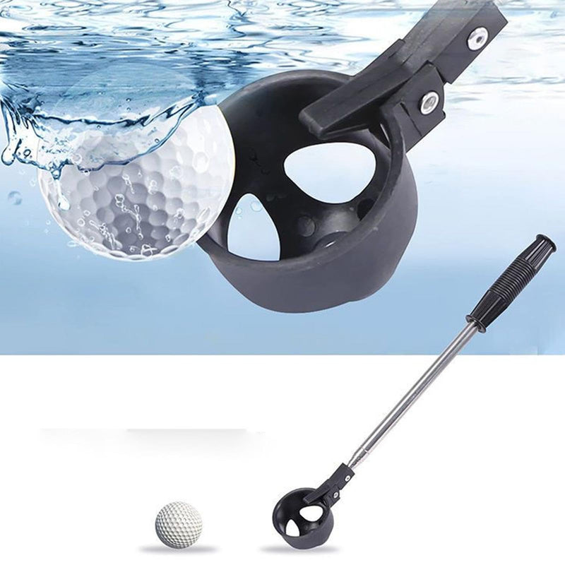 Euyehn Golf Ball Retriever, Golf Ball Grabber Tool-Portable Retractable Telescopic Scoop Saver Pick Up, Golf Ball Grabber, Ball Picker Upper For Golfers - Golf Gift